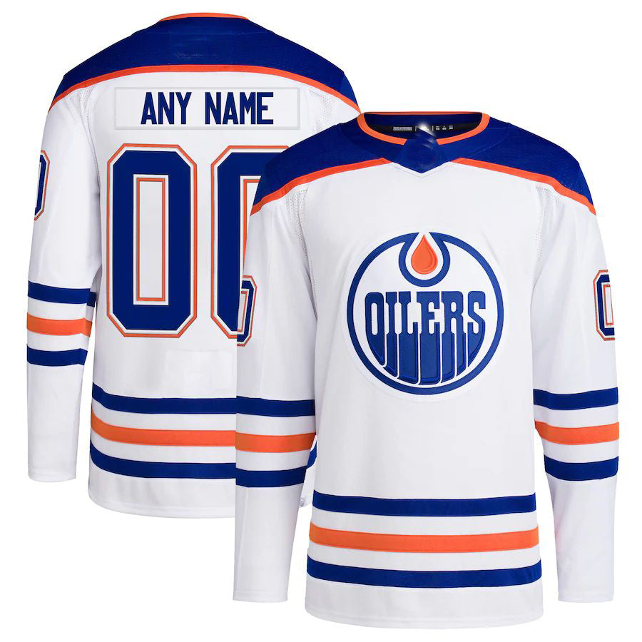 Custom White EDM Hockey Shirt Top