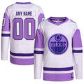 Custom White EDM Hockey Shirt Top