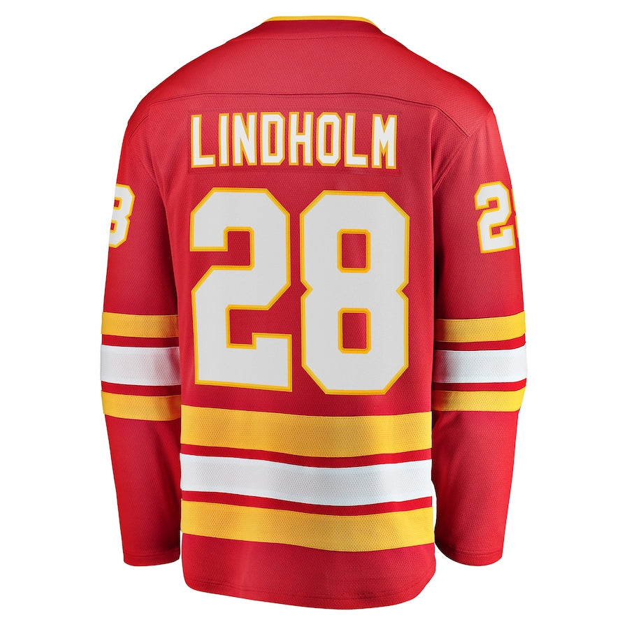 Custom #28 Red CGY Hockey Shirt Top