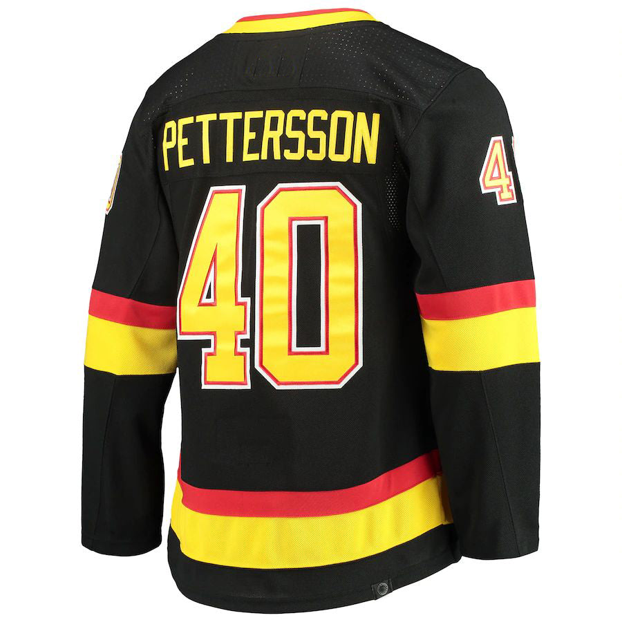 Custom #40 Black VAN Hockey Shirt Top