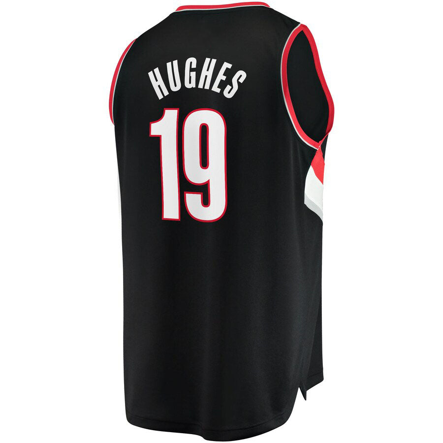 Custom #19 Black 2021 POR Basketball Shirt Top
