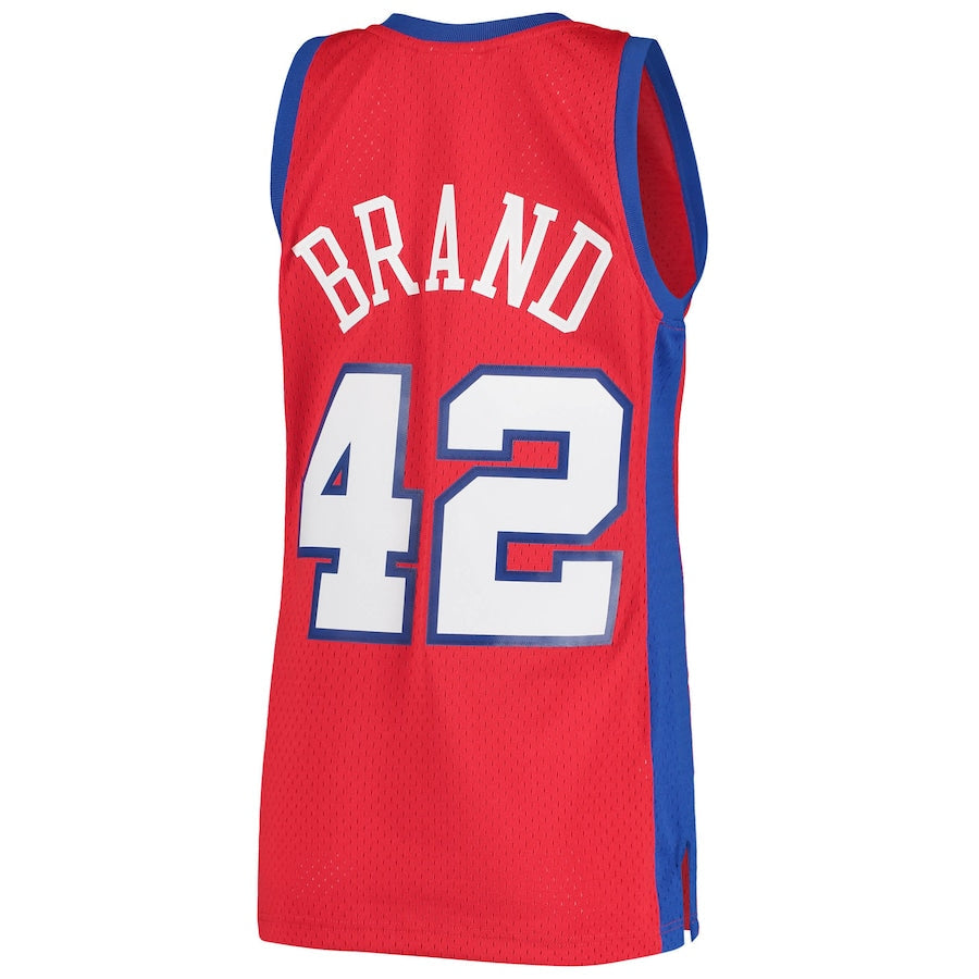 Custom #42 Red 2000 LAC Basketball Shirt Top