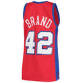 Custom #42 Red 2000 LAC Basketball Shirt Top
