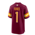 Custom #1 Burgundy 2023 WAS Football Shirt Top