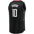 Custom #10 Black HOU Basketball Shirt Top
