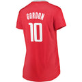 Custom #10 Red HOU Basketball Shirt Top