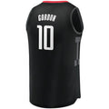 Custom #10 Black HOU Basketball Shirt Top