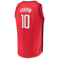 Custom #10 Red HOU Basketball Shirt Top