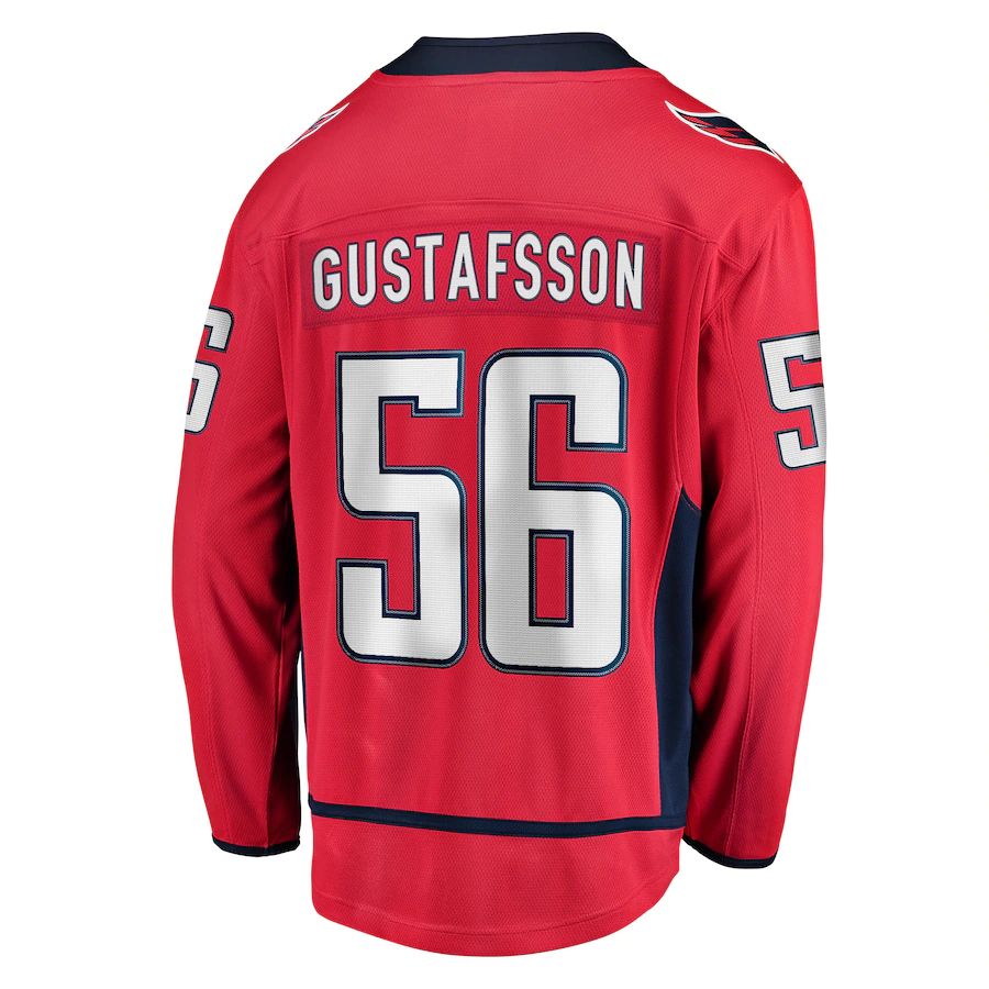 Custom #56 Red WSH Hockey Shirt Top