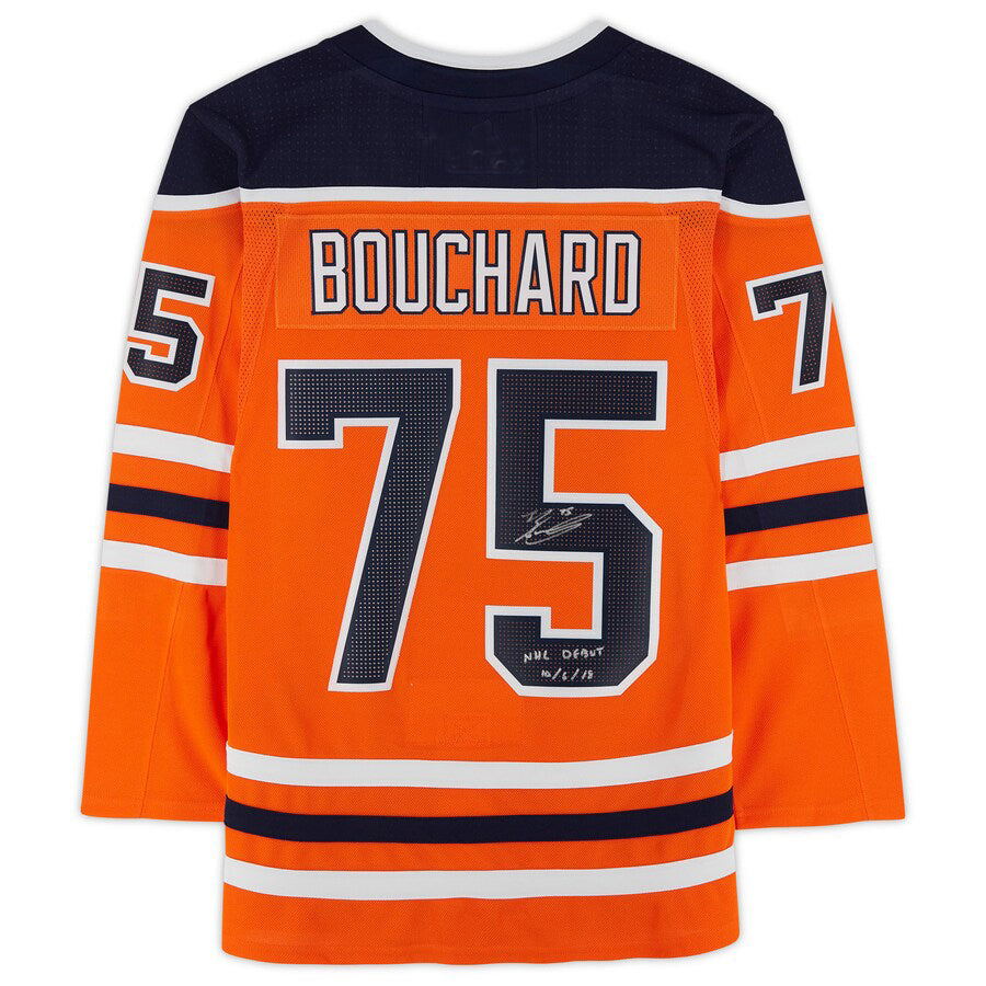 Custom #75 Orange EDM Hockey Shirt Top