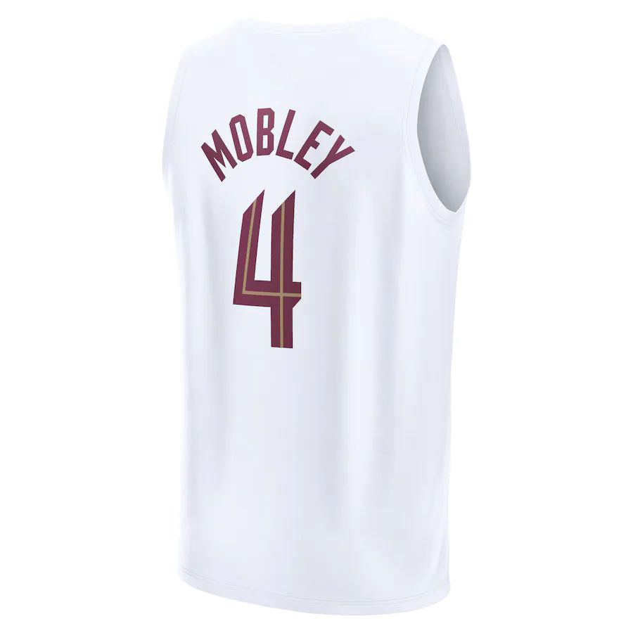 Custom #4 White 2022 CLE Basketball Shirt Top