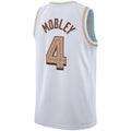 Custom #4 White 2022 CLE Basketball Shirt Top