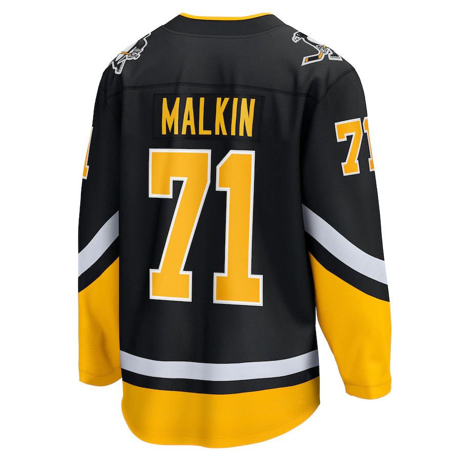 Custom #71 Black 2021 PIT Hockey Shirt Top