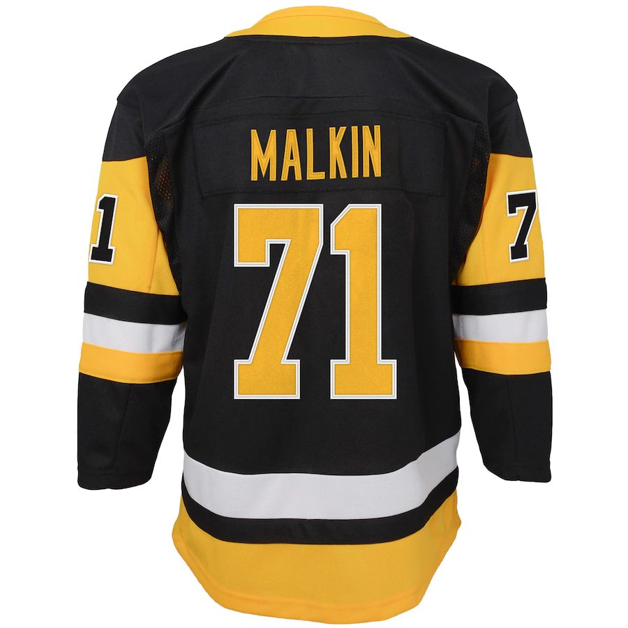 Custom #71 Black PIT Hockey Shirt Top
