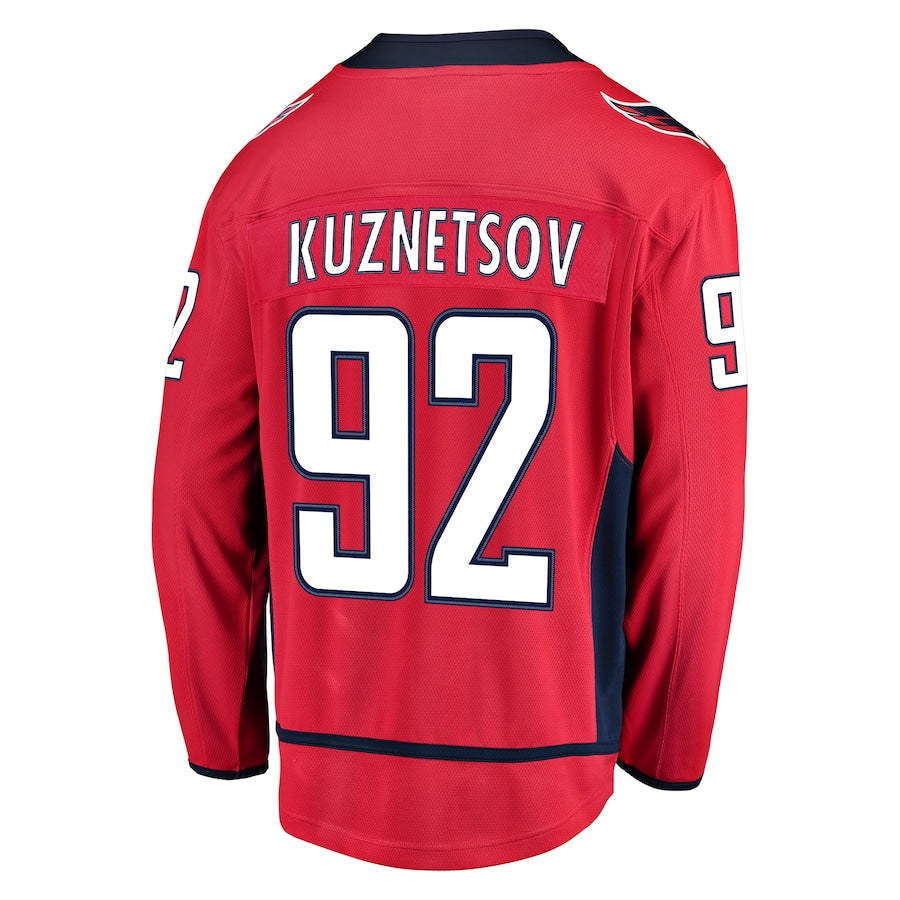 Custom #92 Red WSH Hockey Shirt Top