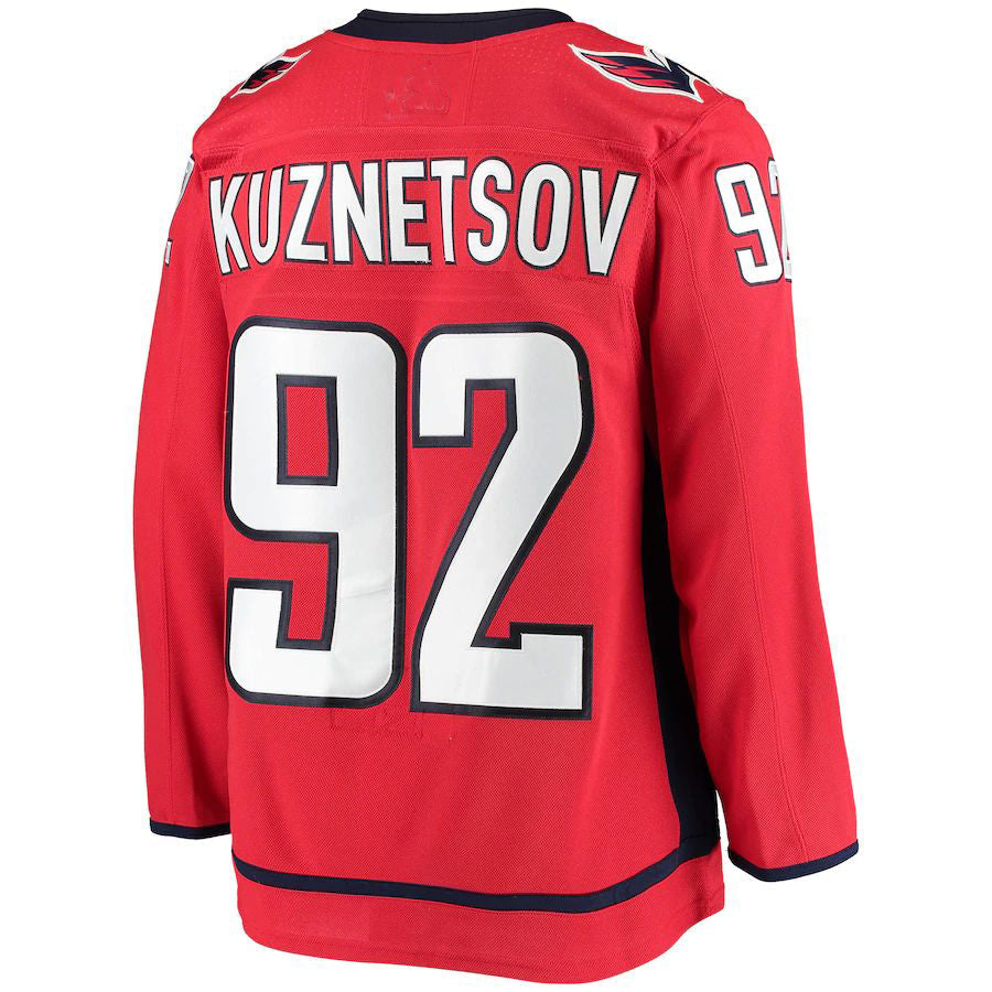 Custom #92 Red WSH Hockey Shirt Top