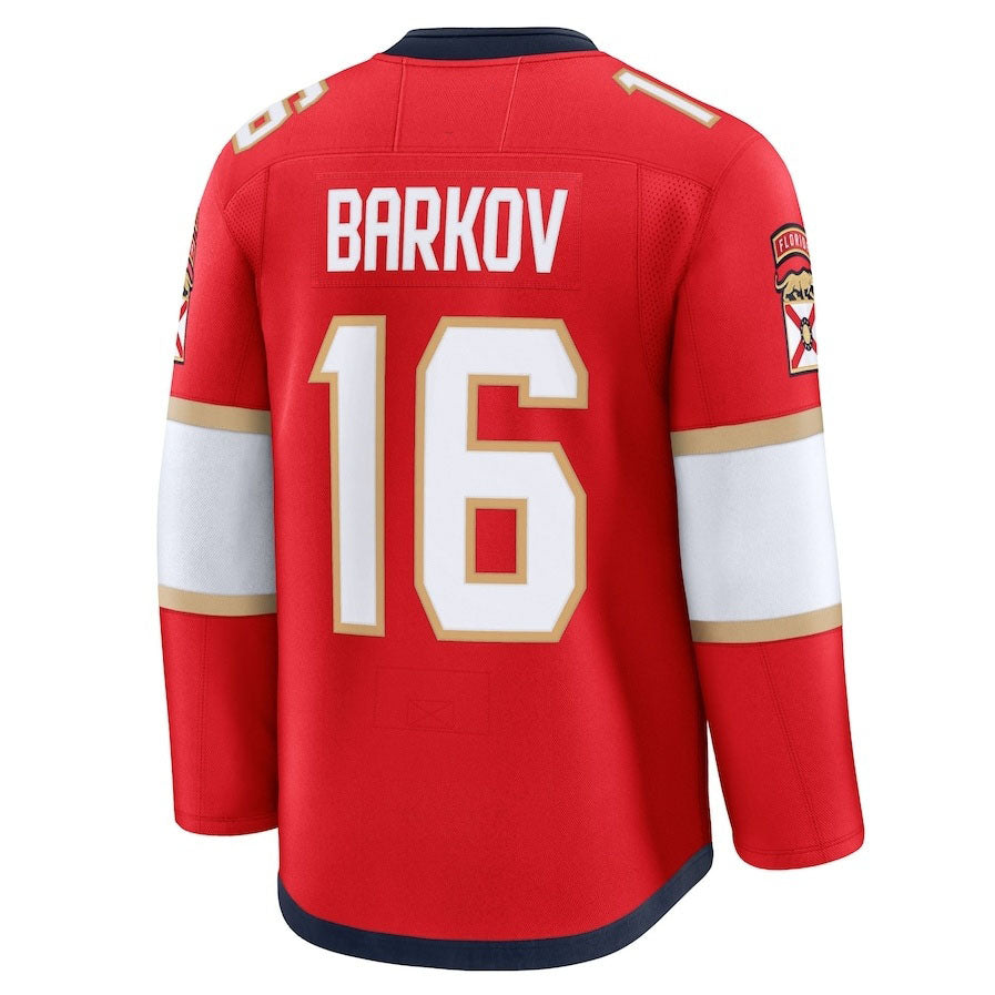 Custom #16 Red FLA Hockey Shirt Top