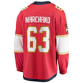 Custom #63 Red FLA Hockey Shirt Top