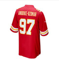 Custom #97 Red 2023 KC Football Shirt Top