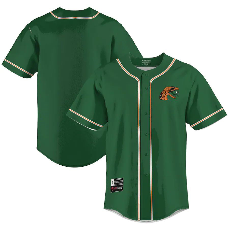 Custom Green Baseball Shirt Top
