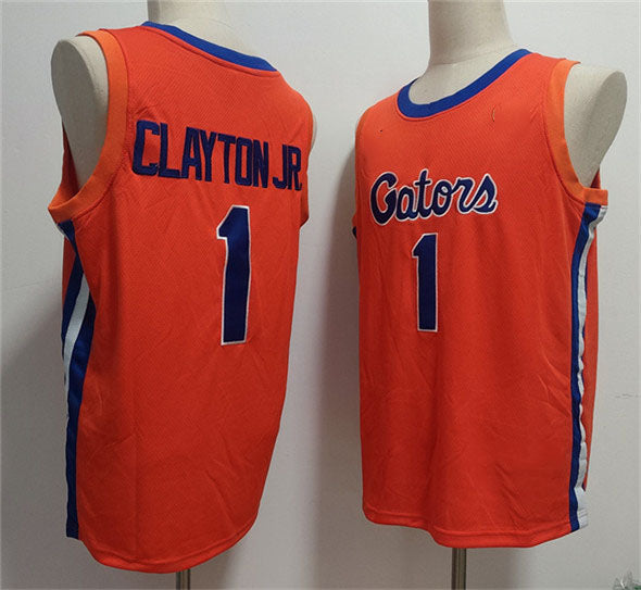 Custom #1 Orange Basketball Shirt Top