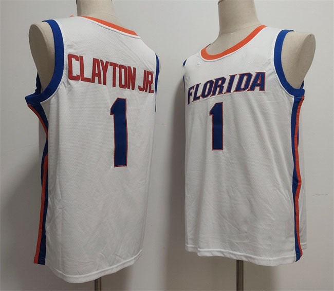 Custom #1 White Basketball Shirt Top