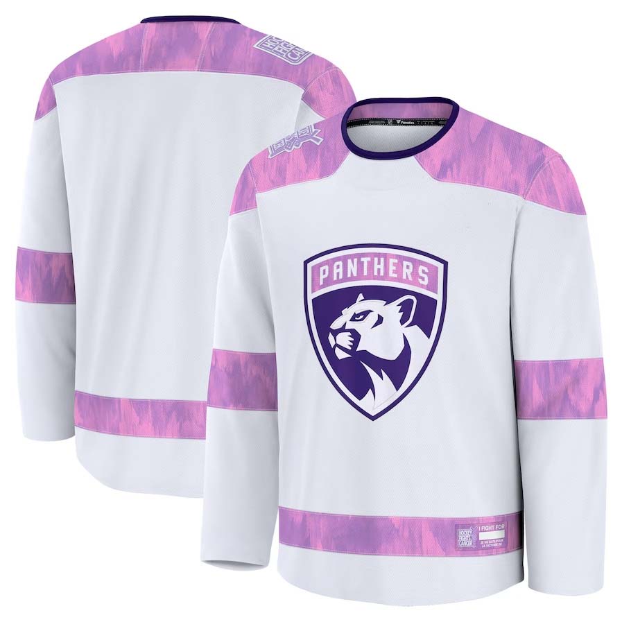 Custom White 2024 FLA Hockey Shirt Top