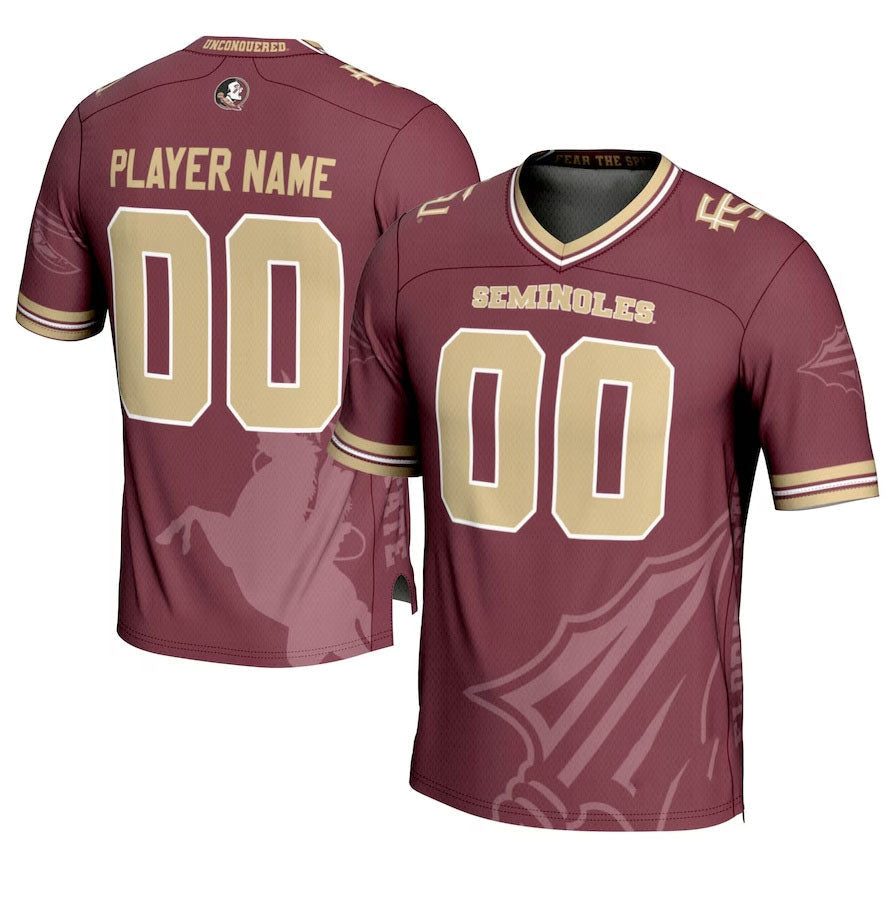 Custom Garnet Football Shirt Top
