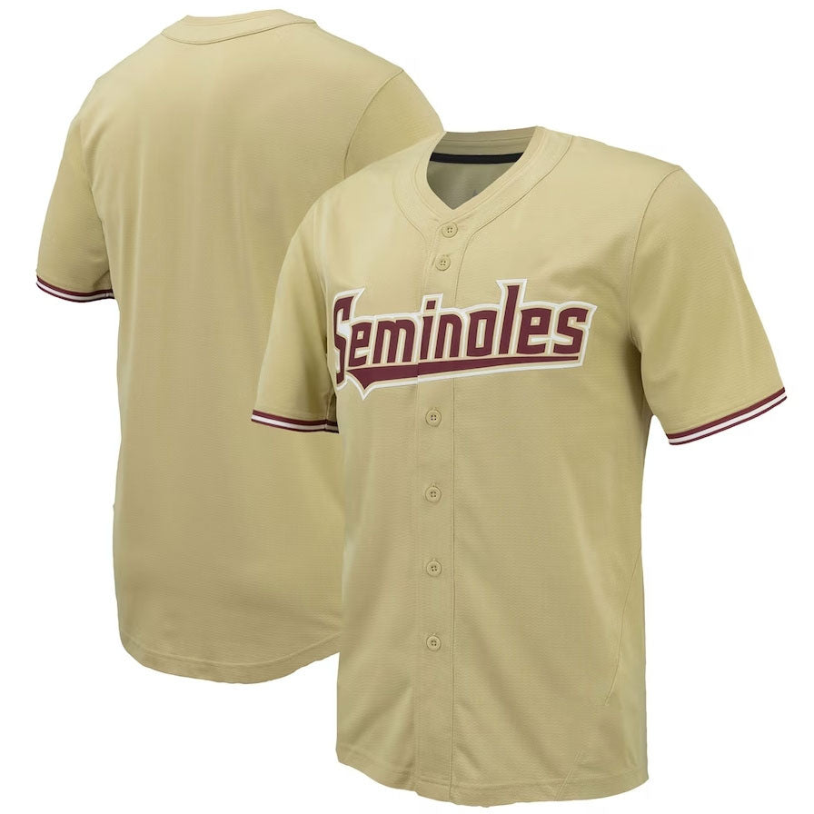 Custom Gold Baseball Shirt Top