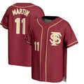 Custom #11 Garnet Baseball Shirt Top