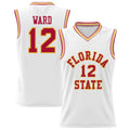 Custom #12 White Basketball Shirt Top