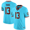 Custom #13 Teal College Shirt Top