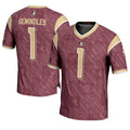 Custom #1 Garnet Football Shirt Top