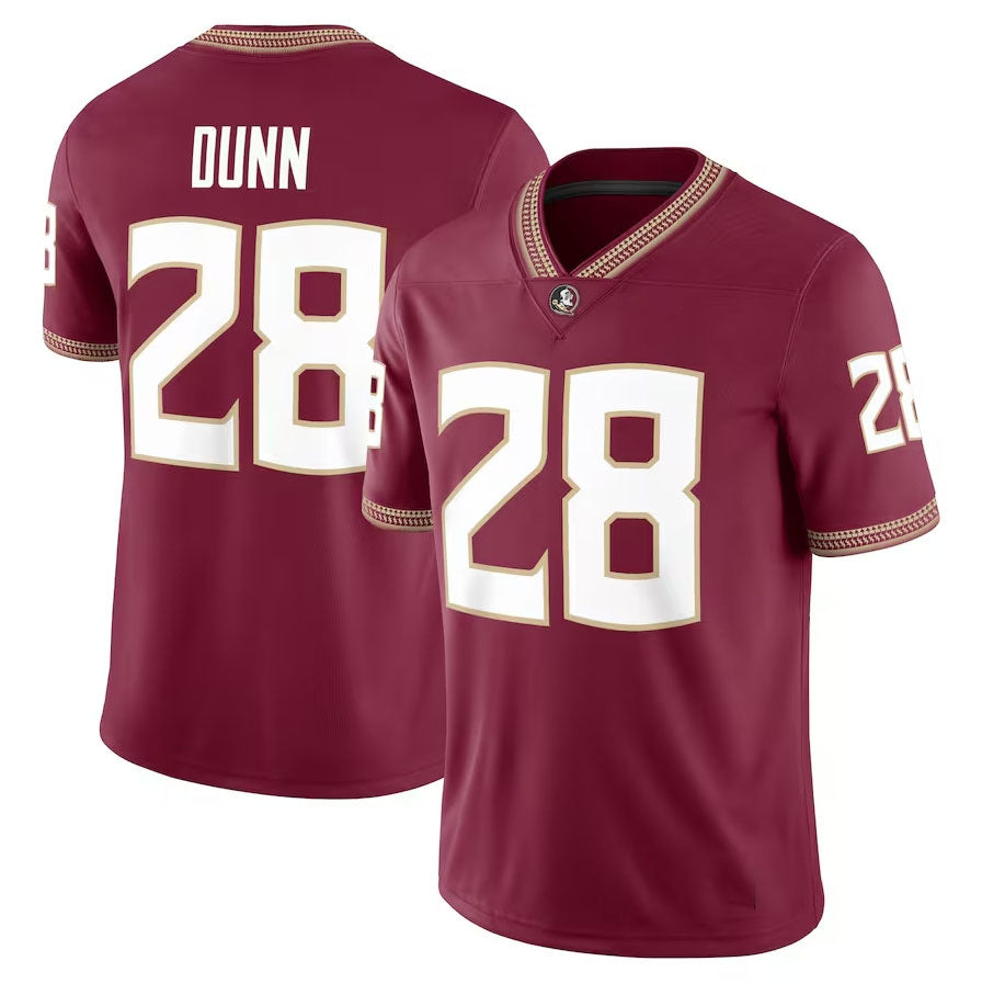 Custom #28 Garnet College Shirt Top