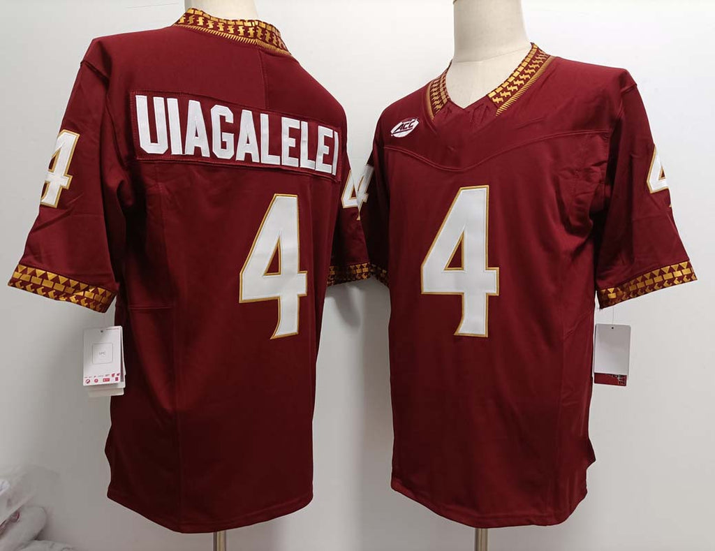 Custom #4 Red College Shirt Top