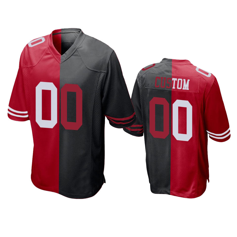 Custom Black SF Football Shirt Top