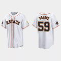 Custom #59 White 2023 HOU Baseball Shirt Top