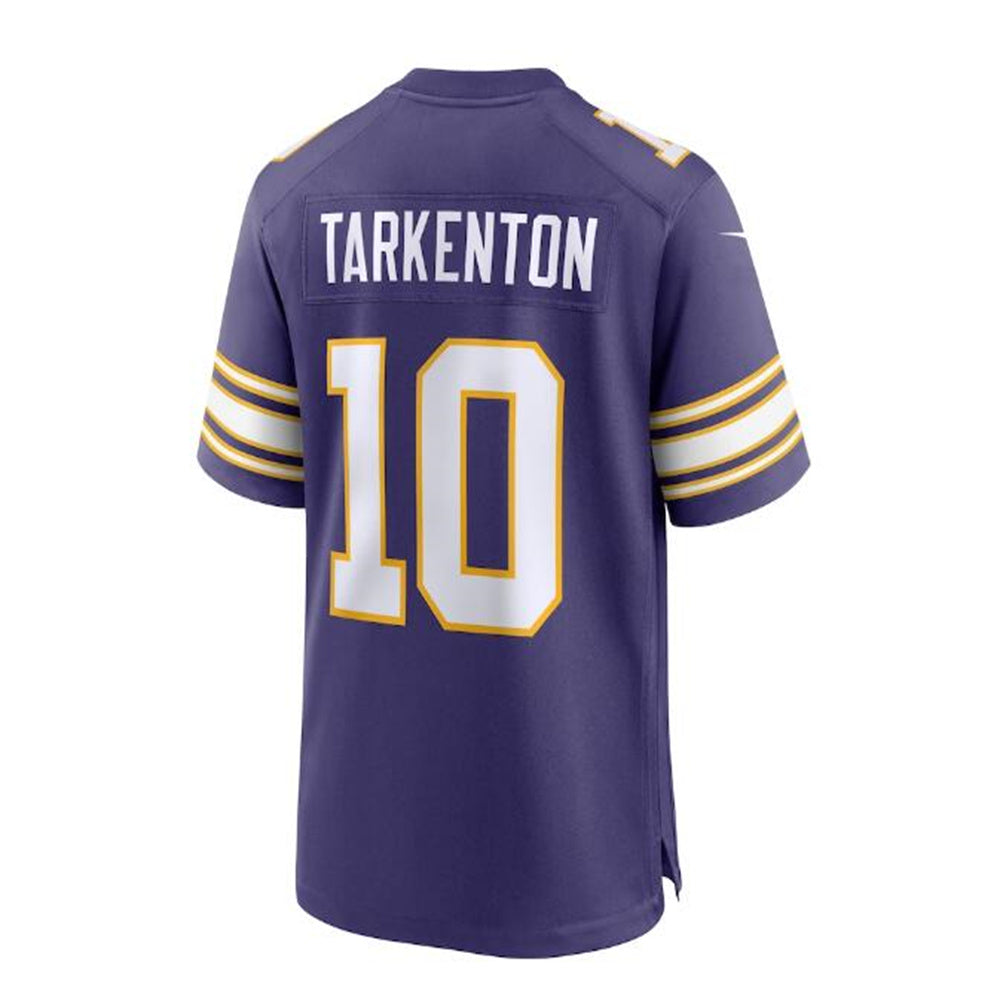 Custom #10 Purple MIN Football Shirt Top