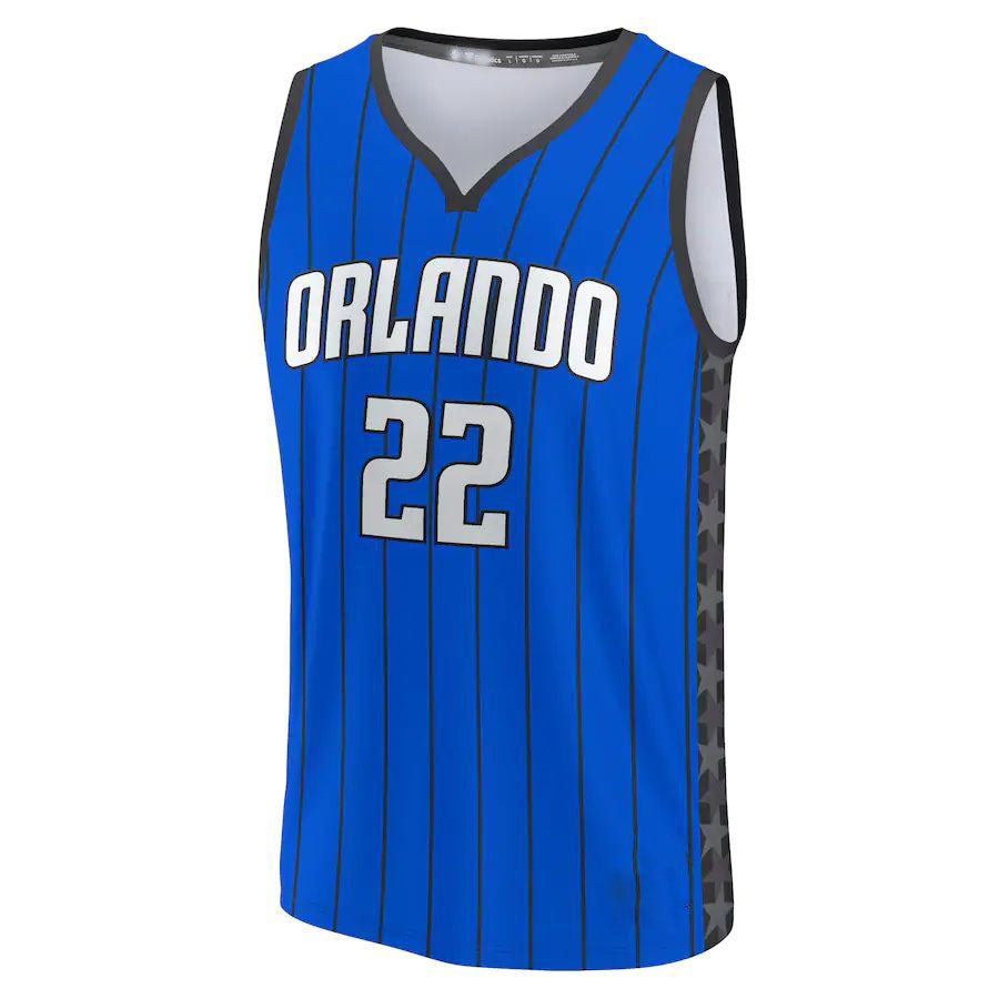 Custom #22 Blue 2022 ORL Basketball Shirt Top