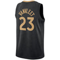 Custom #23 Black 2022 TOR Basketball Shirt Top