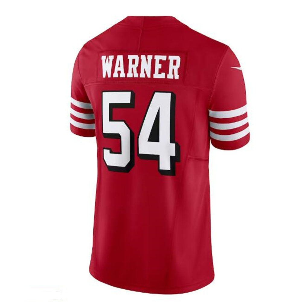 Custom #54 Scarlet SF Football Shirt Top