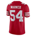 Custom #54 Scarlet SF Football Shirt Top