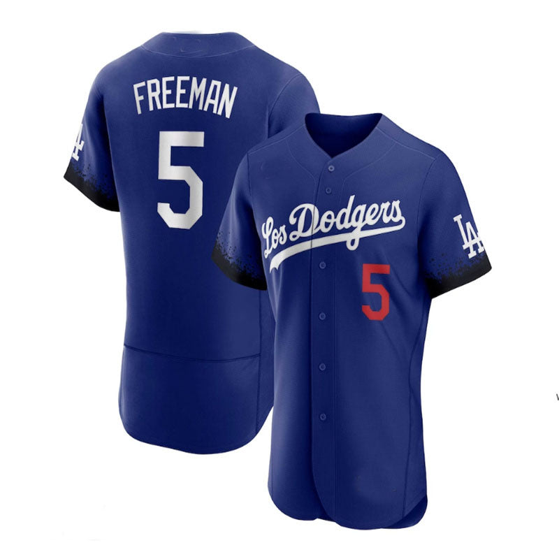 Custom #5 City Connect LAD Baseball Shirt Top