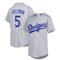 Custom #5 Gray LAD Baseball Shirt Top