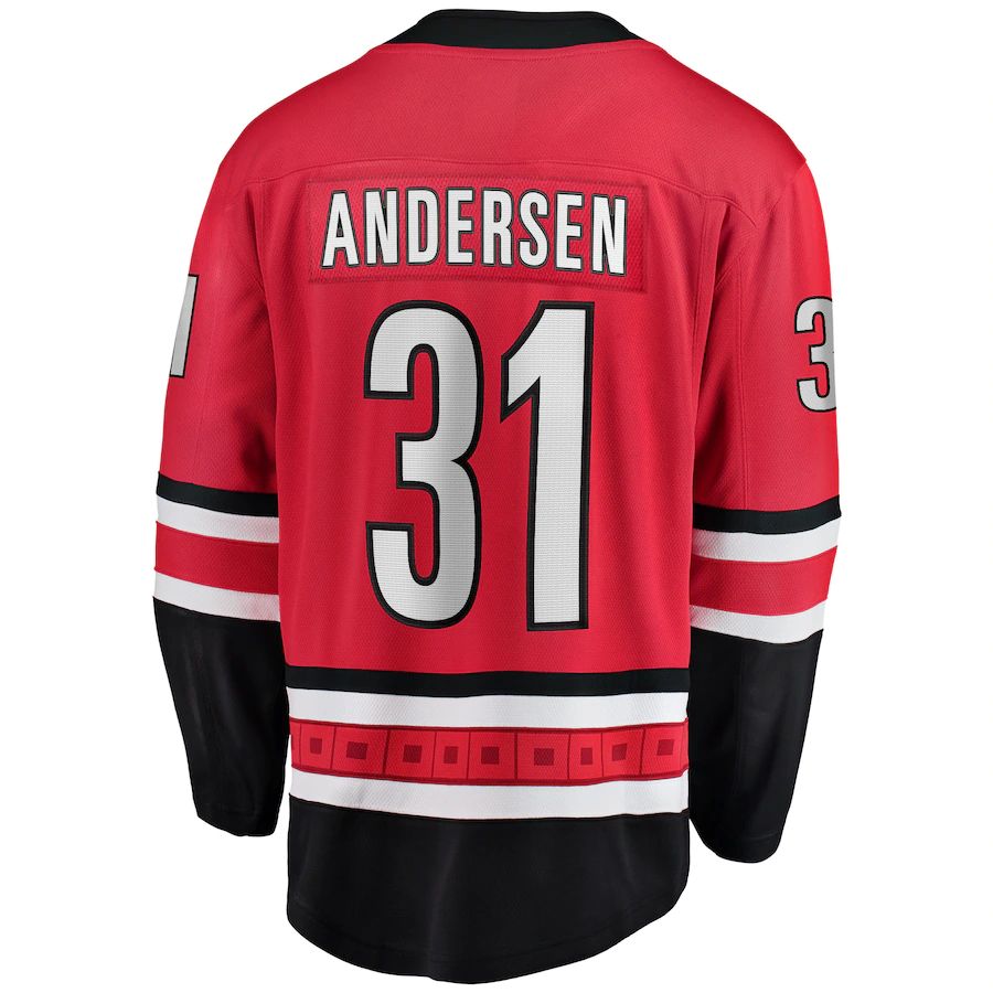 Custom #31 Red CAR Hockey Shirt Top