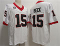 Custom #15 White College Shirt Top