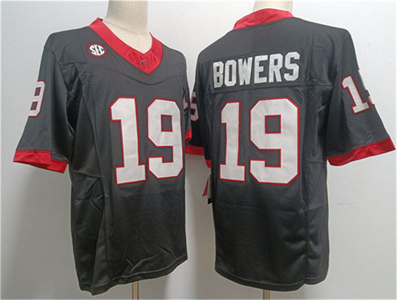 Custom #19 Black College Shirt Top