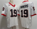 Custom #19 White College Shirt Top