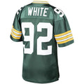 Custom #92 White 1993 Throwback GB Football Shirt Top