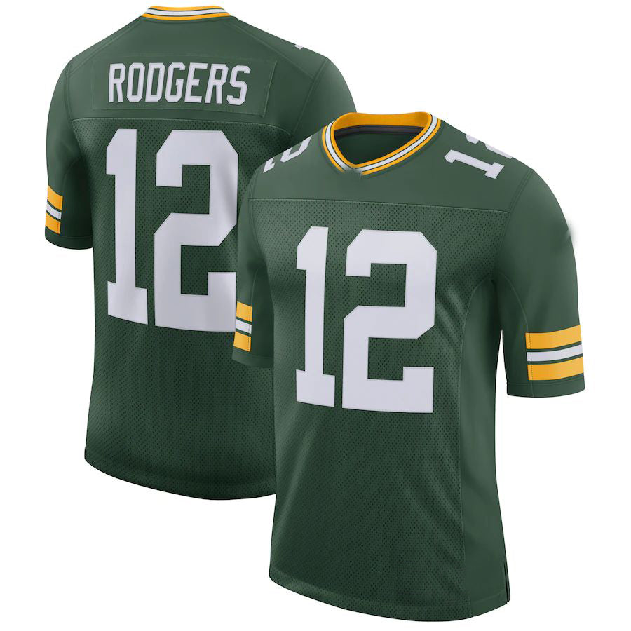 Custom #12 Green GB Football Shirt Top